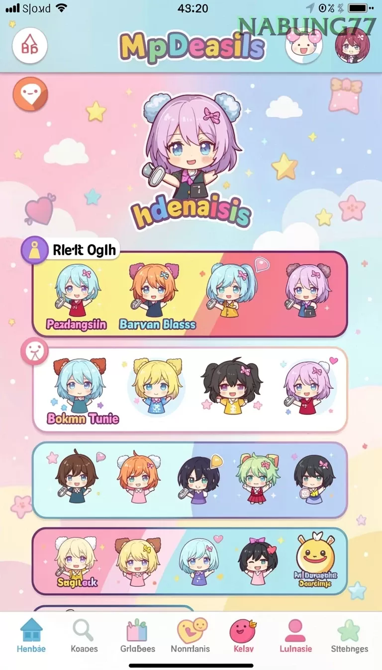 Cuplikan layar WWGSLOT — menu navigasi