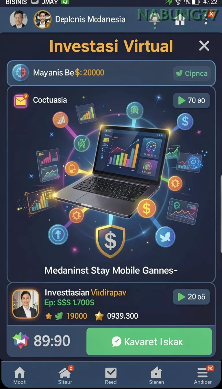 Cuplikan layar BIMA11 — menu navigasi