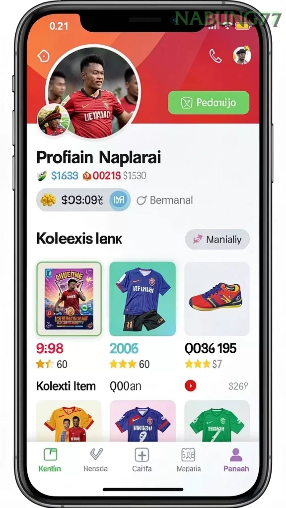 Cuplikan layar LUCUBET — menu navigasi